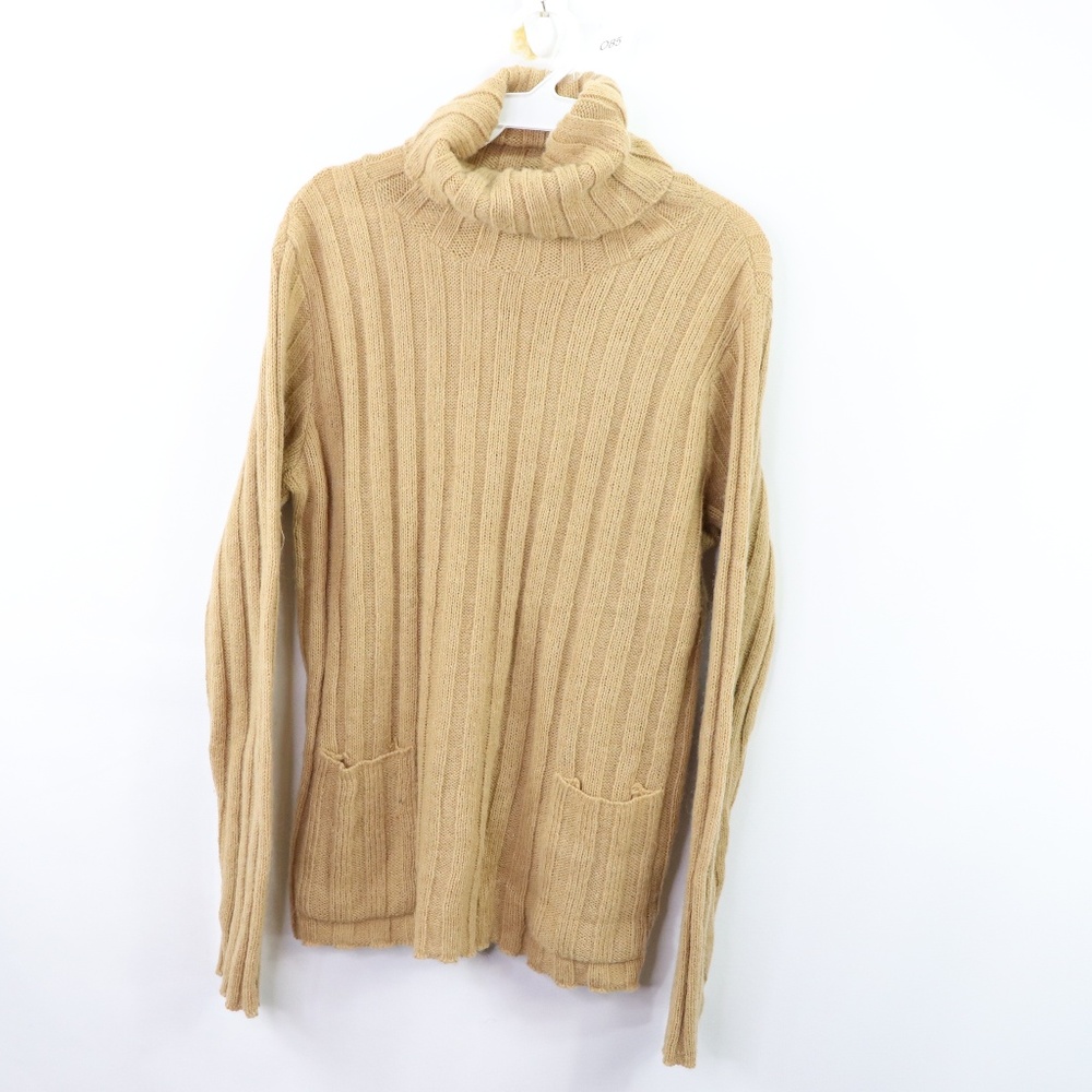 Vtg 70s Sears Mens 40 Mohair Turtleneck Sweater